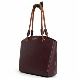 Odell New York Large Purple Shoulder Bag Faux Leather GUC